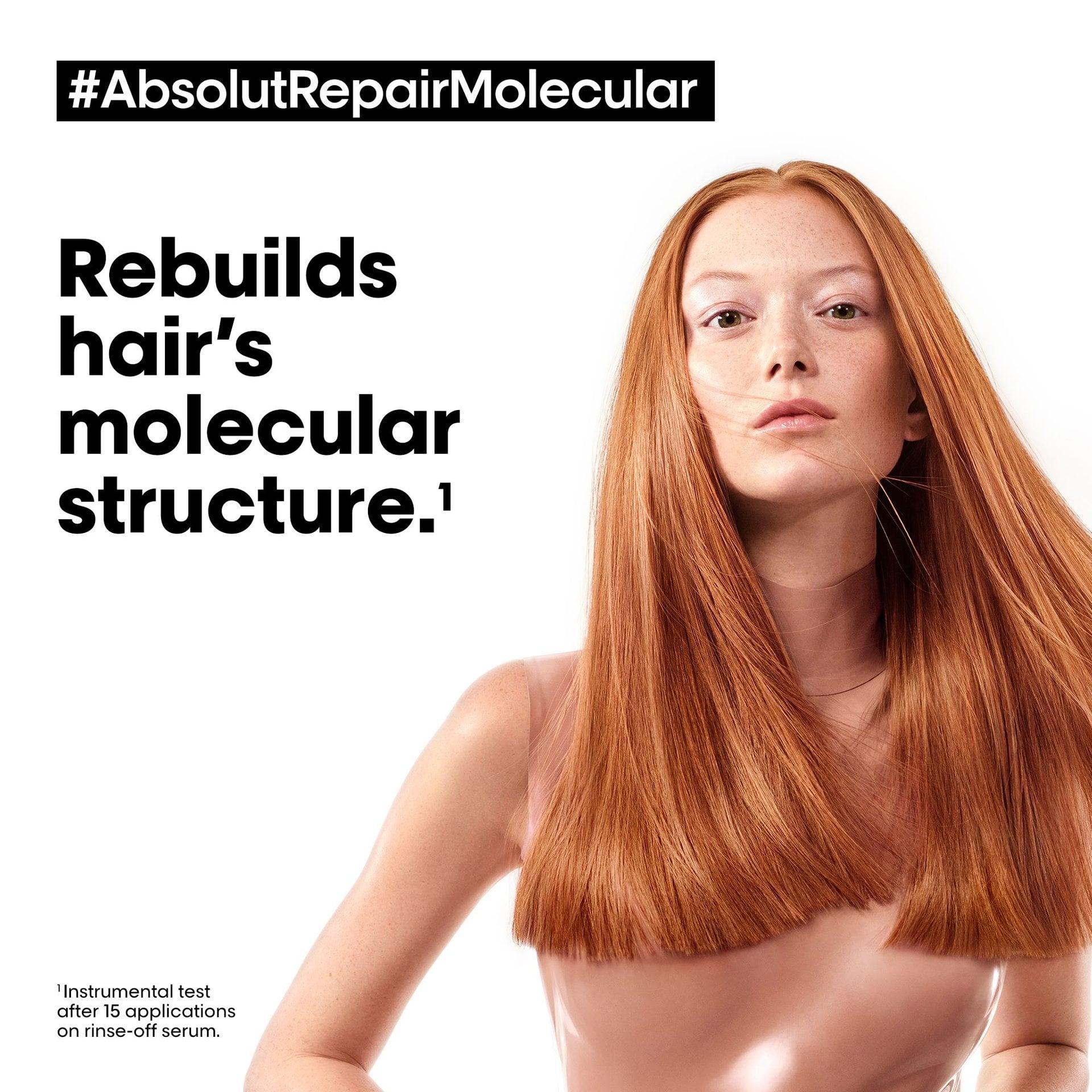 L'ORÉAL PROFESSIONNEL PARIS ABSOLUT REPAIR MOLECULAR professional rinse treatment serum for damaged hair 250 ml