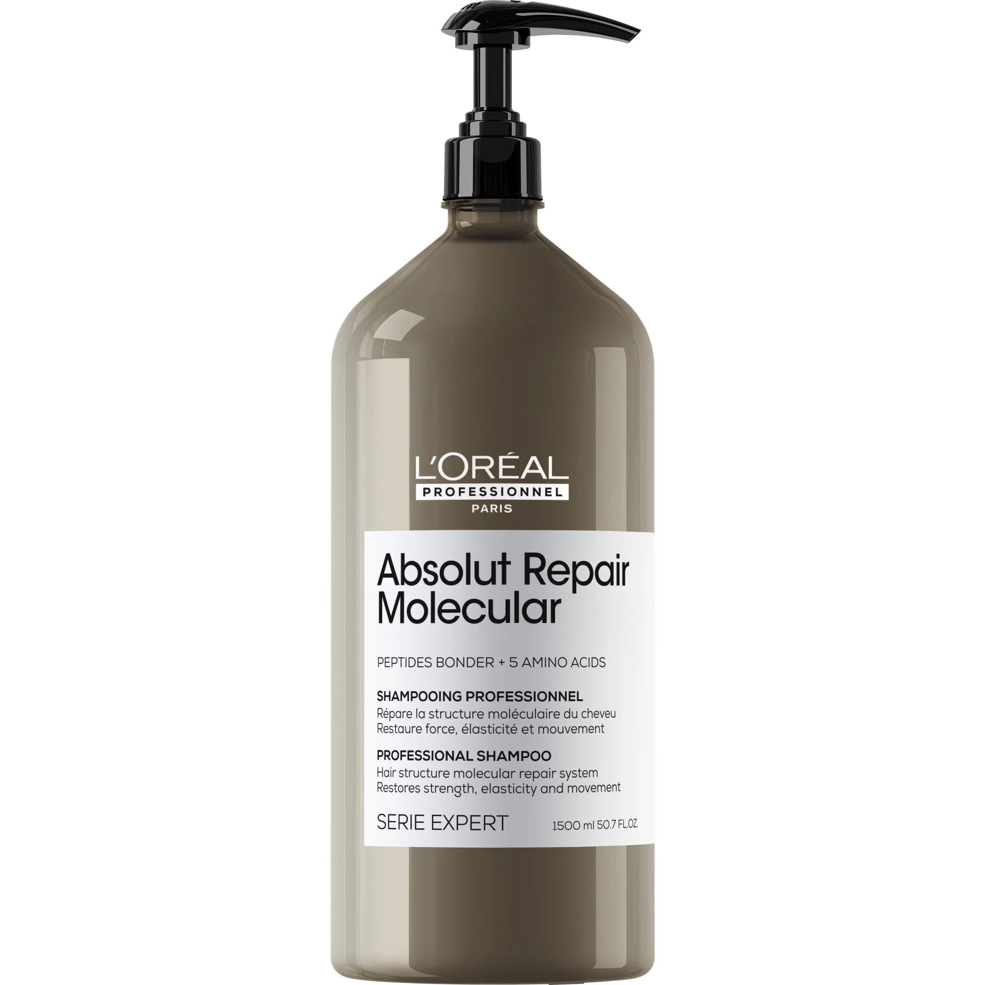 L'ORÉAL PROFESSIONNEL PARIS ABSOLUT REPAIR MOLECULAR professional sulfate-free shampoo for damaged hair 1500 ml