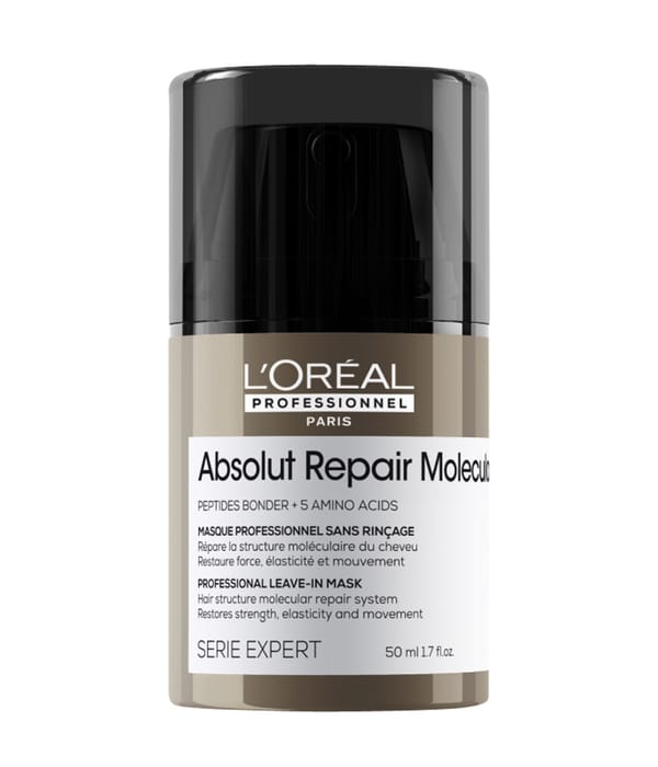 L'ORÉAL PROFESSIONNEL PARIS ABSOLUT REPAIR MOLECULAR professional leave-in repair mask for damaged hair 50 ml