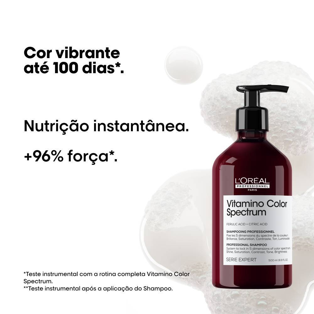 L'ORÉAL PROFESSIONNEL PARIS VITAMINO COLOR SPECTRUM shampoo senza solfati per capelli colorati, fissaggio del colore 500 ml