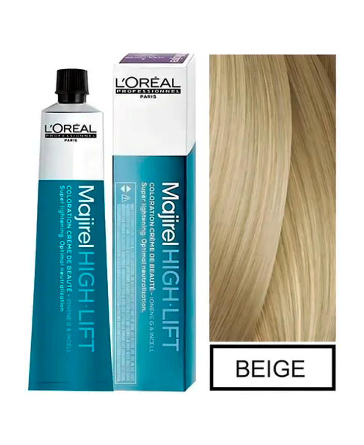 L'ORÉAL PROFESSIONNEL PARIS MAJIREL HIGH-LIFT coloration permanente #Beige 60 ml
