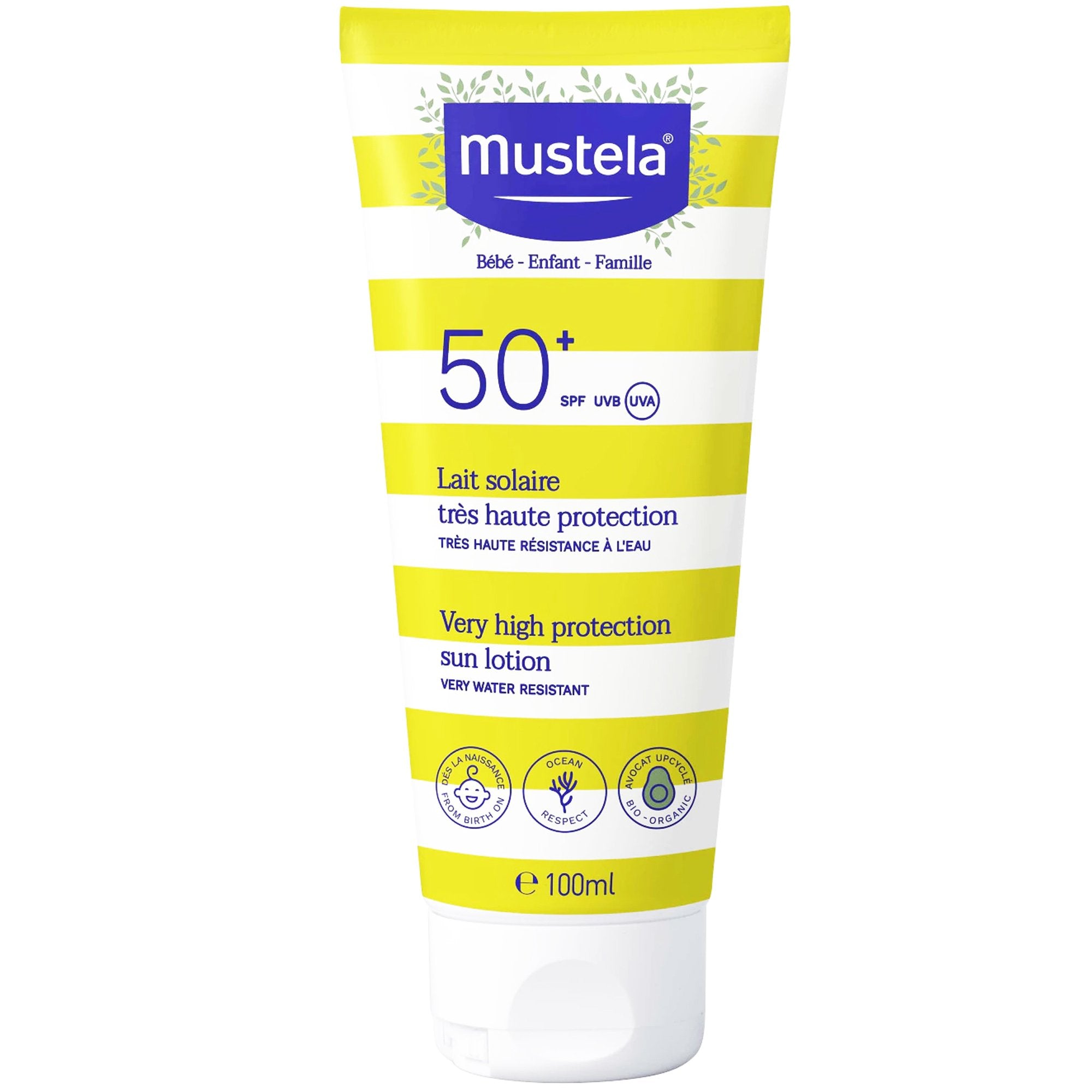 MUSTELA BEBÈ-BAMBINO SOLE latte solare altissima protezione SPF50+ 100 ml