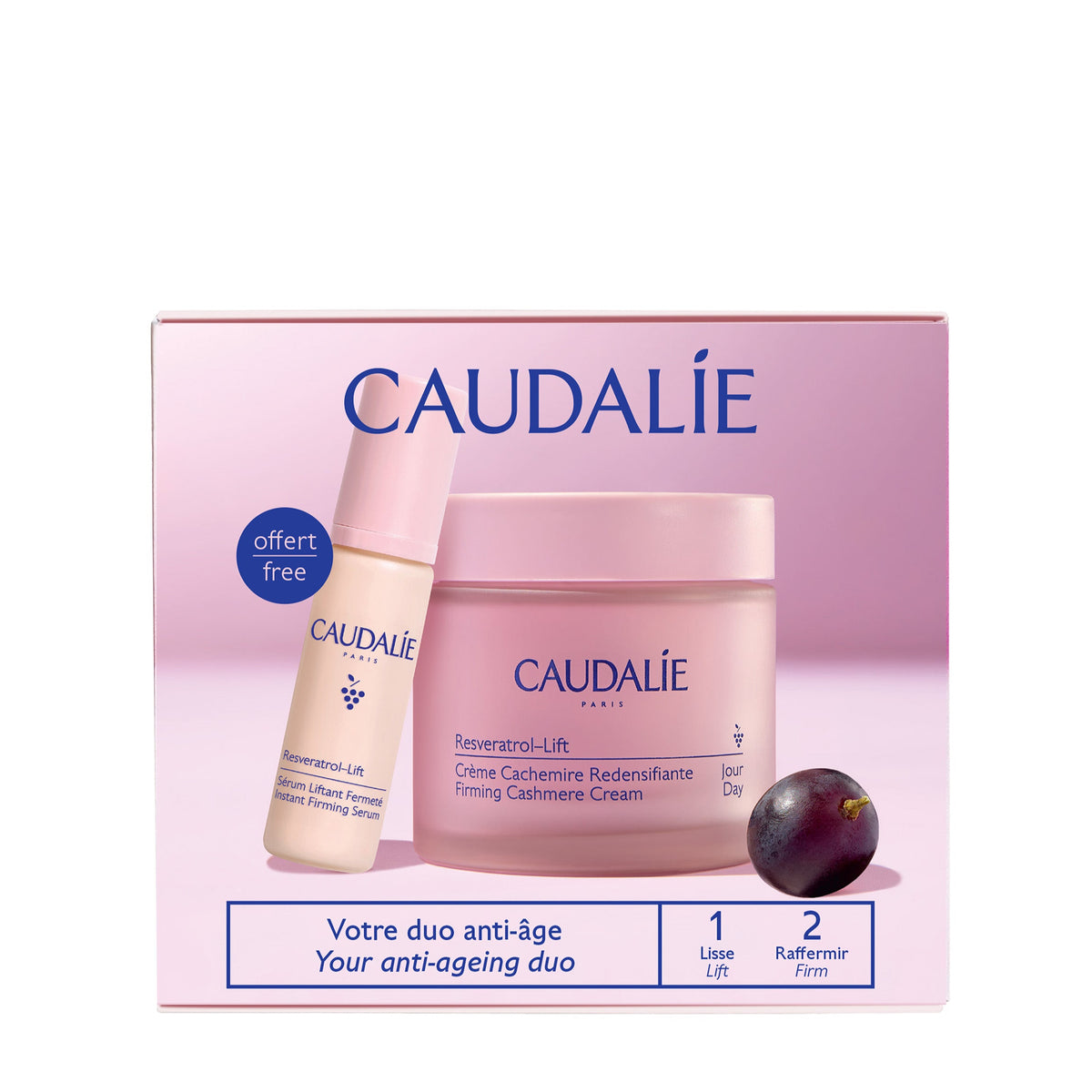 CAUDALIE RESVERATROL-LIFT CREMA CASHMERE CONFEZIONE DA 2