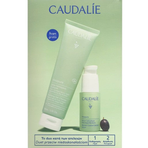 CAUDALIE VINOPURE COFFRET DUO ANTI-IMPERFECTIONS 2 pcs