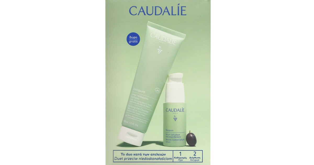CAUDALIE VINOPURE DUO ANTI-BLEMISH CASE 2 pcs
