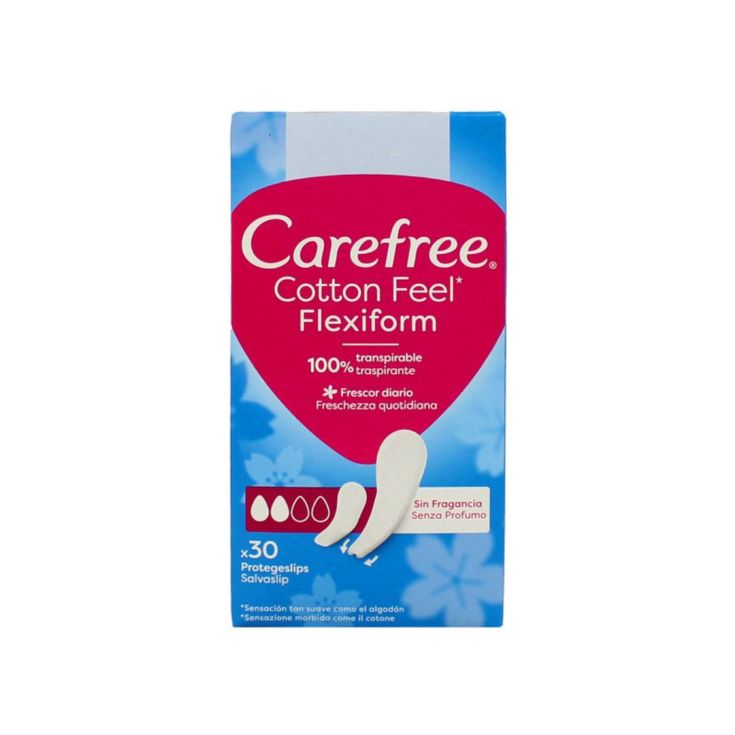 CAREFREE FLEXIFORM breathable fragrance-free protector 30 u