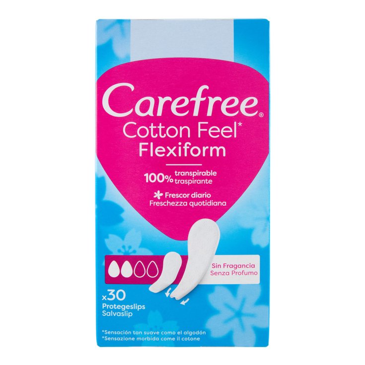 CAREFREE FLEXIFORM breathable fragrance-free protector 30 u