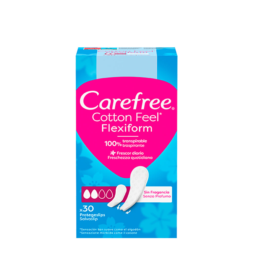 CAREFREE FLEXIFORM breathable fragrance-free protector 30 u