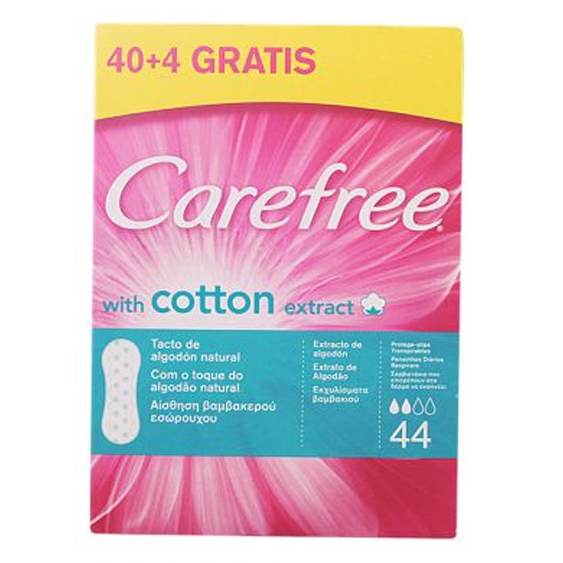 CAREFREE breathable protector 44 u