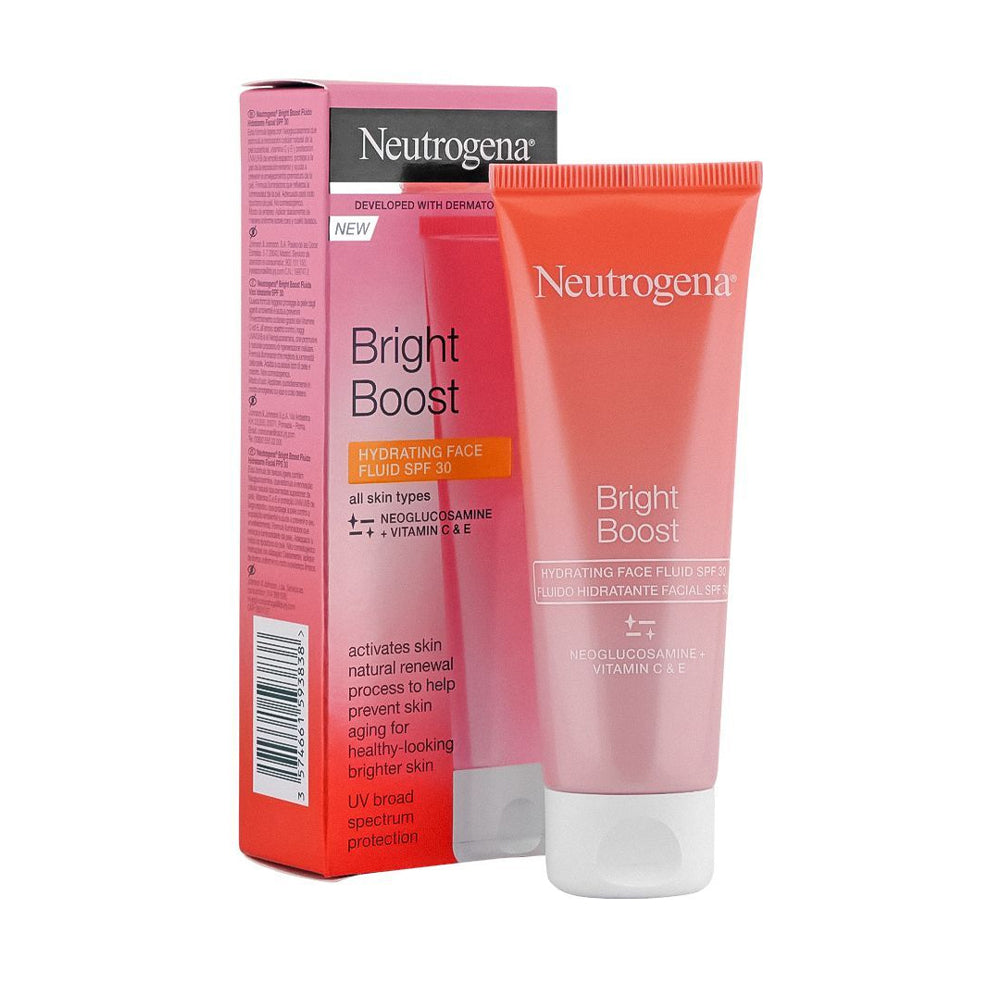 NEUTROGENA BRIGHT BOOST fluido idratante viso SPF30 50 ml