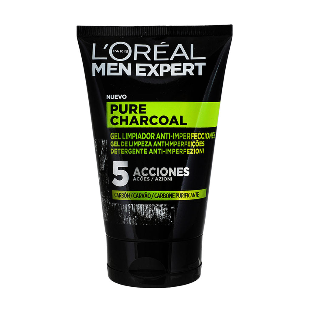 L'ORÉAL PARIS MEN EXPERT pure charcoal gel detergente purificante 100 ml