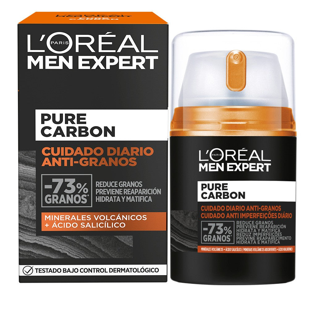 L'ORÉAL PARIS MEN EXPERT pure charcoal trattamento quotidiano anti-imperfezioni 50 ml