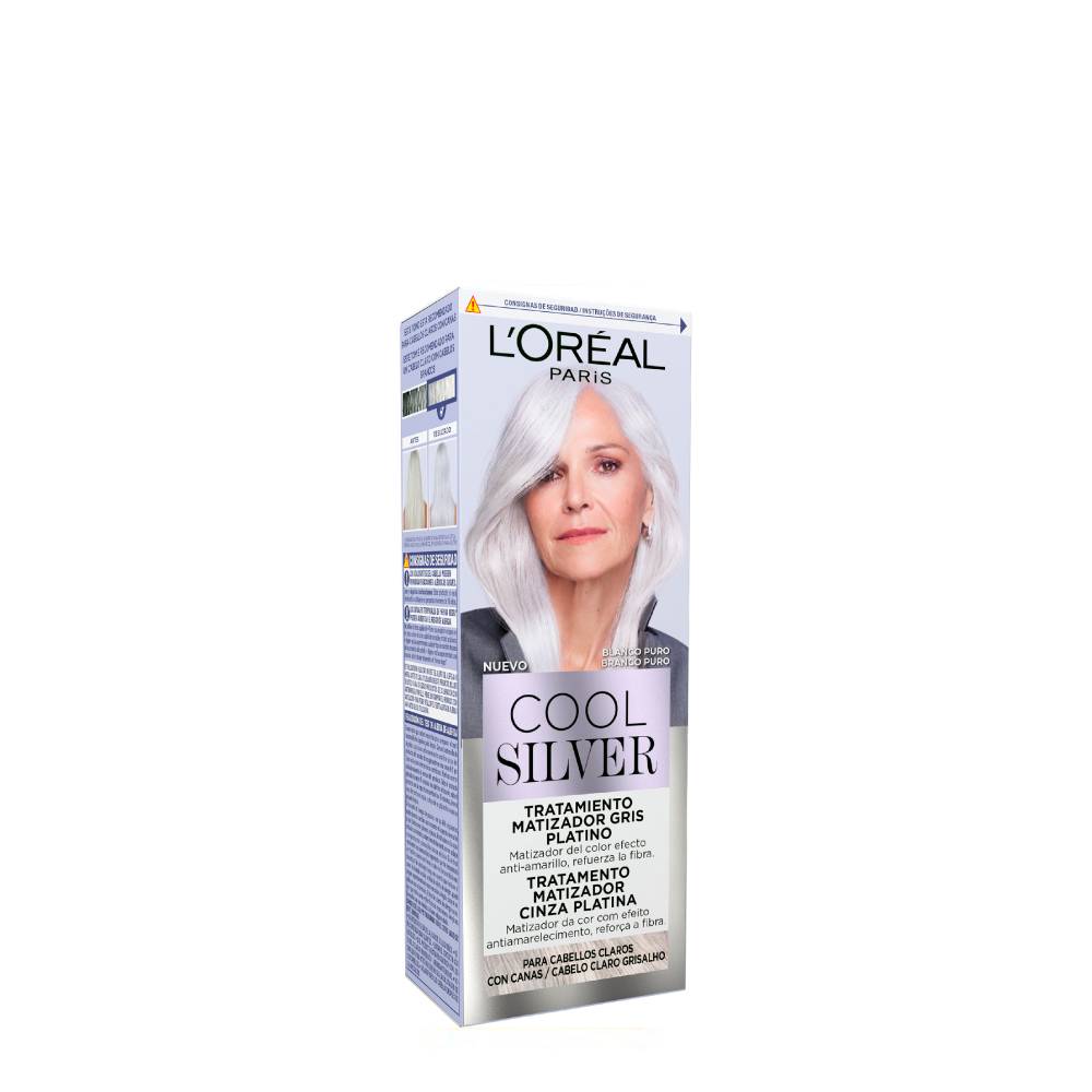 L'ORÉAL PARIS COOL SILVER trattamento tonalizzante platino grigio #Pure White 1 u
