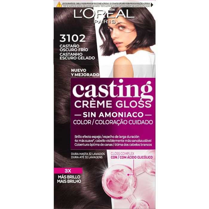 L'ORÉAL PARIS CASTING CREME GLOSS #3102-Marrone Scuro Freddo 180 ml