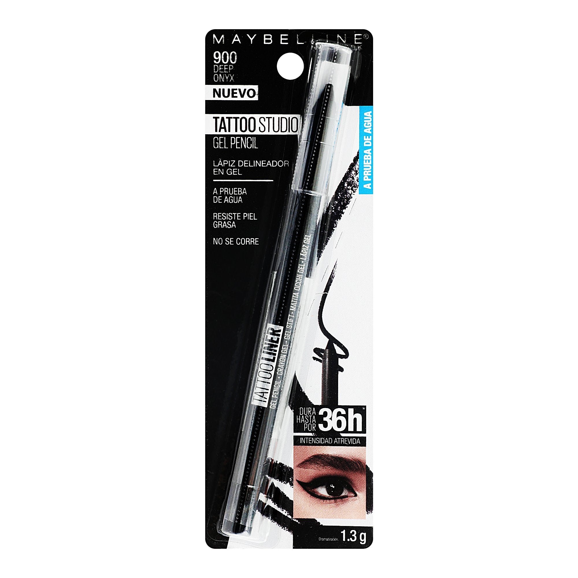MAYBELLINE TATTOO LINER matita gel #900 onice nero intenso