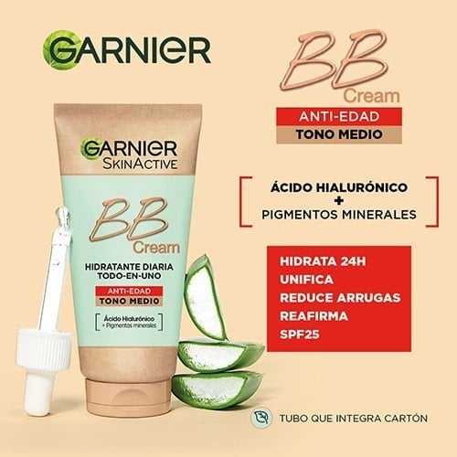 GARNIER SKIN NATURALS BB CREAM anti-età #media