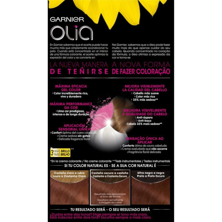 GARNIER OLIA colorazione permanente senza ammoniaca #5.5-mogano 1 pz