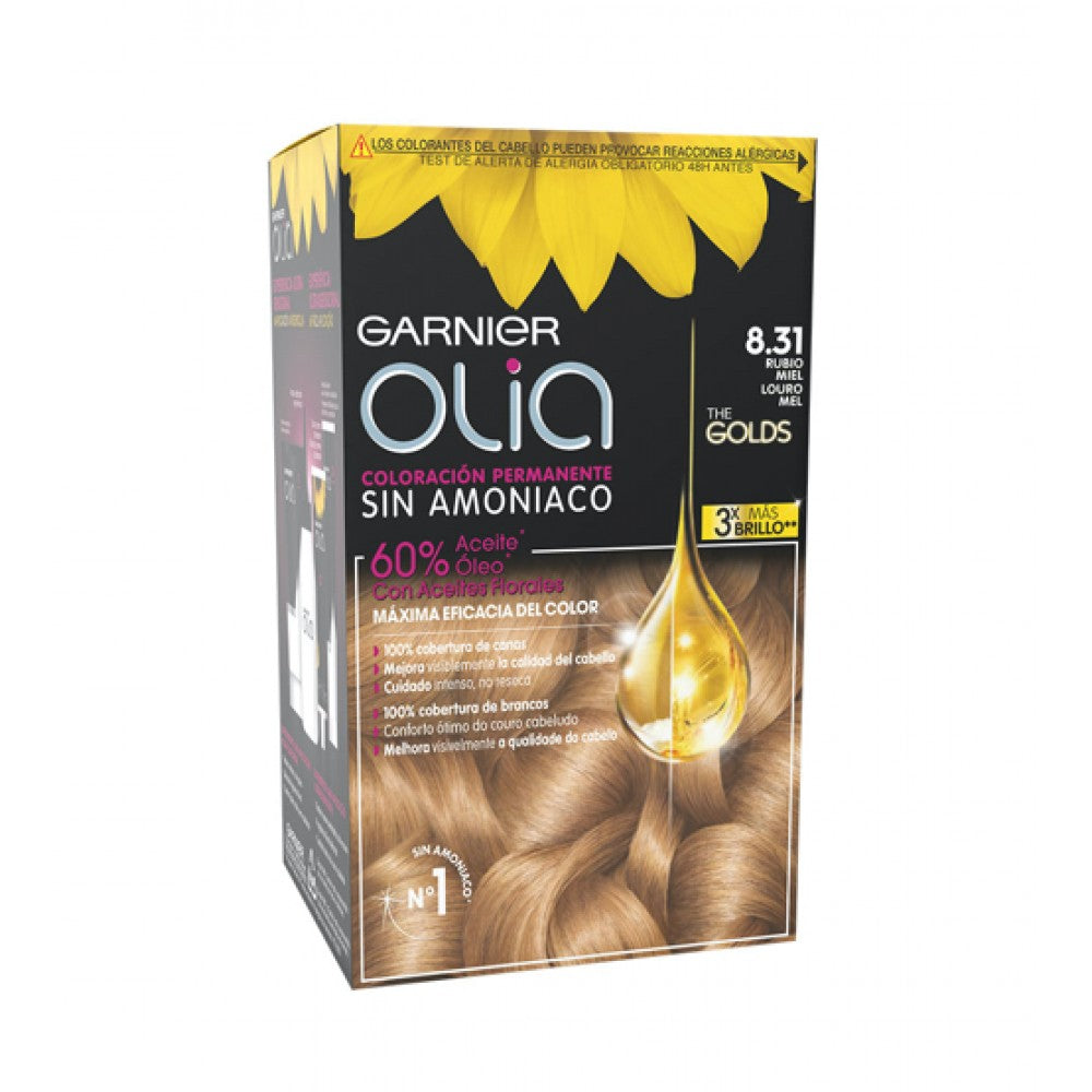 GARNIER OLIA colorazione permanente senza ammoniaca #8.31-biondo miele 1 pz