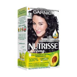 GARNIER NUTRISSE CREME permanent color 100% coverage #1-black 3 u