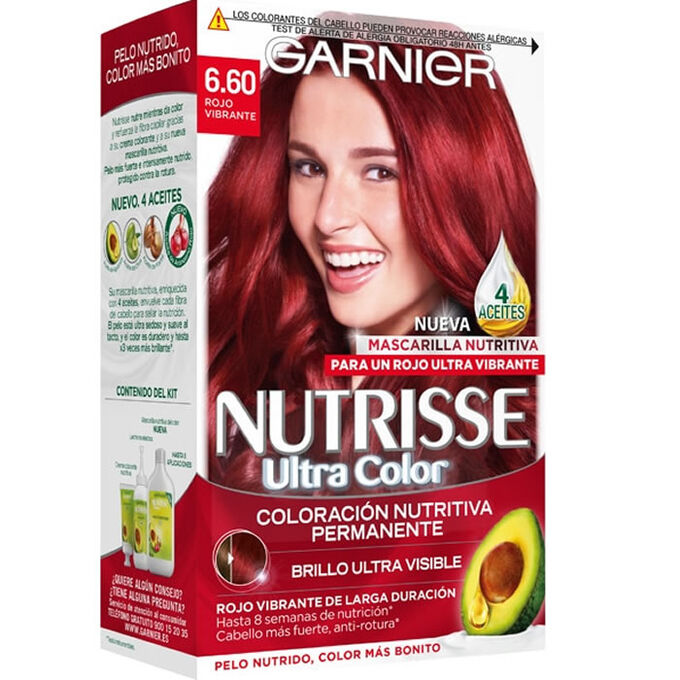 GARNIER NUTRISSE #6.60 rosso vibrante 3 u