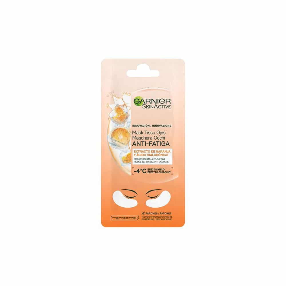 GARNIER SKINACTIVE masque yeux défatigant à l'extrait d'orange et à l'acide hyaluronique x 2 patchs