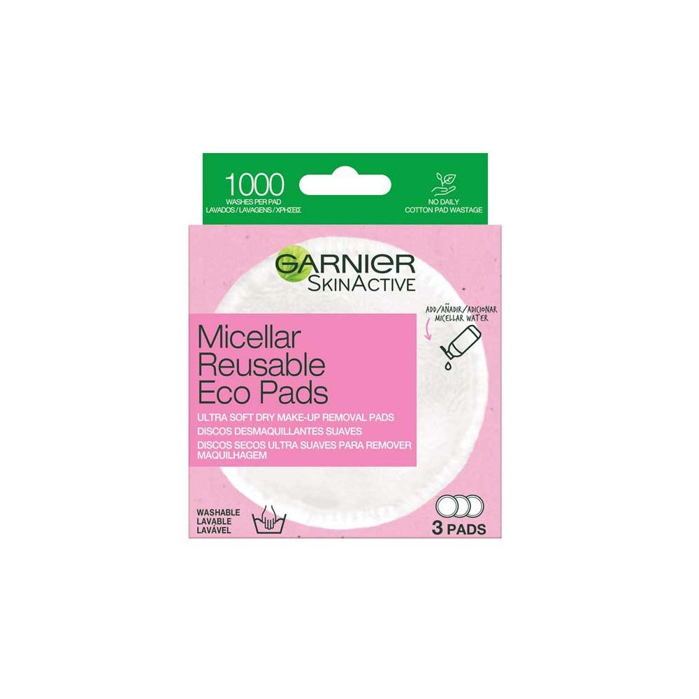 GARNIER SKINACTIVE dischetti struccanti lavabili e riutilizzabili 3 pezzi