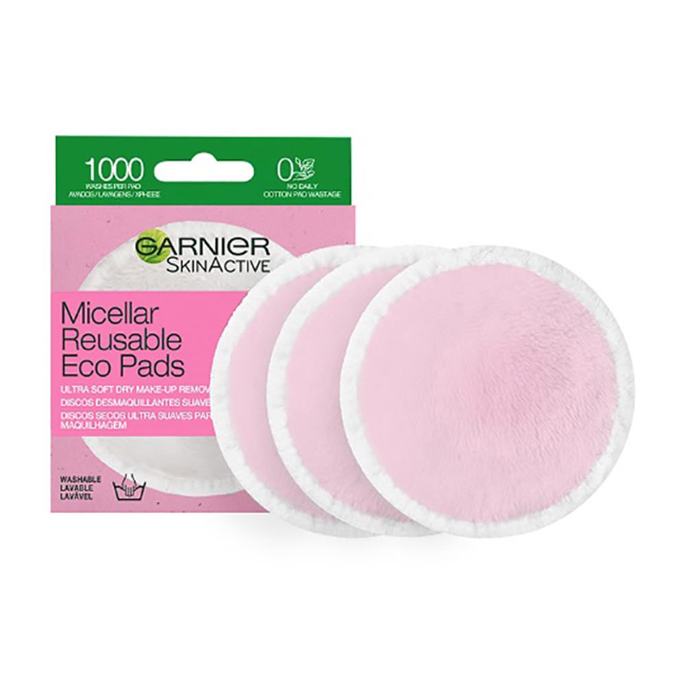 GARNIER SKINACTIVE dischetti struccanti lavabili e riutilizzabili 3 pezzi