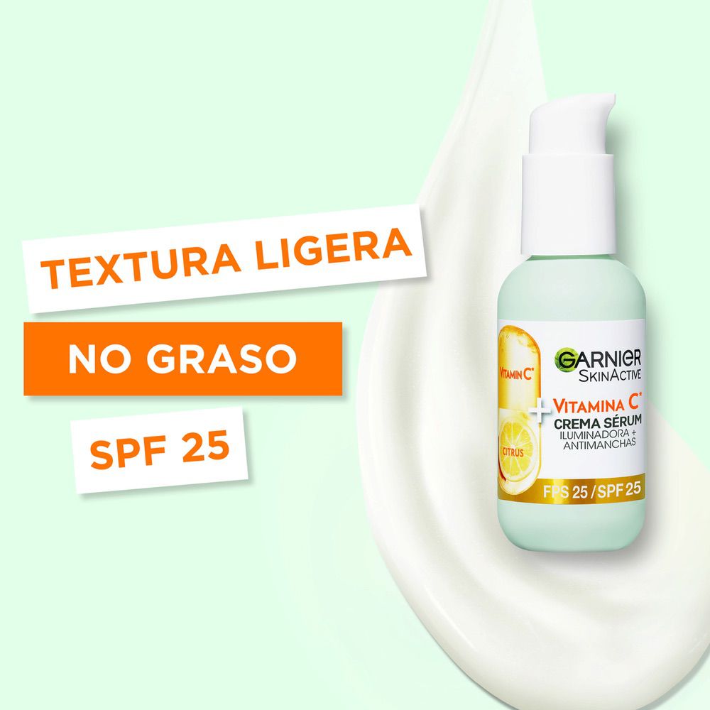 GARNIER VITAMINA C crema siero illuminante + anti-macchie 2in1 SPF25 50 ml