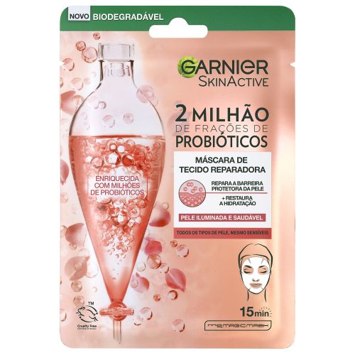 GARNIER SKINACTIVE PROBIÓTICOS mascarilla tejido reparadora e iluminadora 1 u