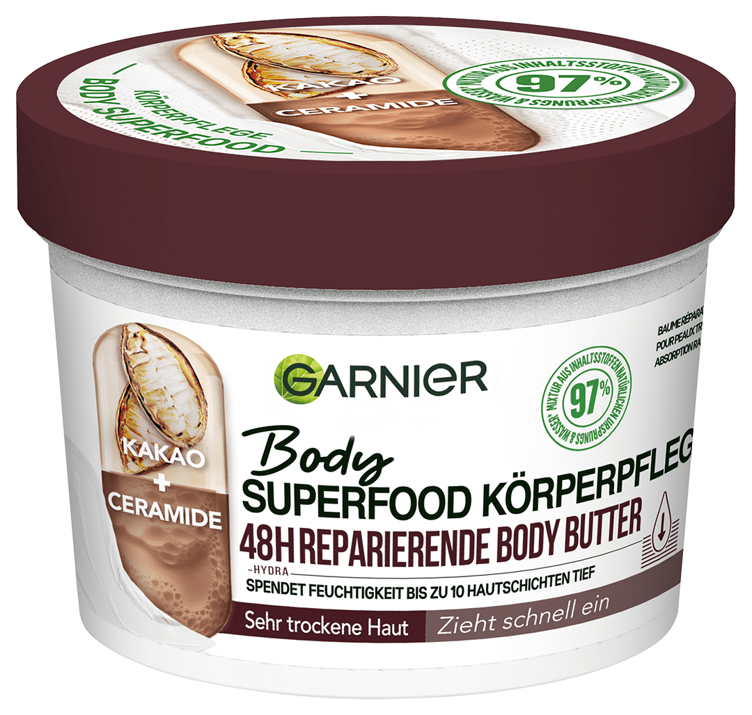 GARNIER BODY SUPERFOOD AVENA balsamo corpo idratante ipoallergenico pelle sensibile 380 ml