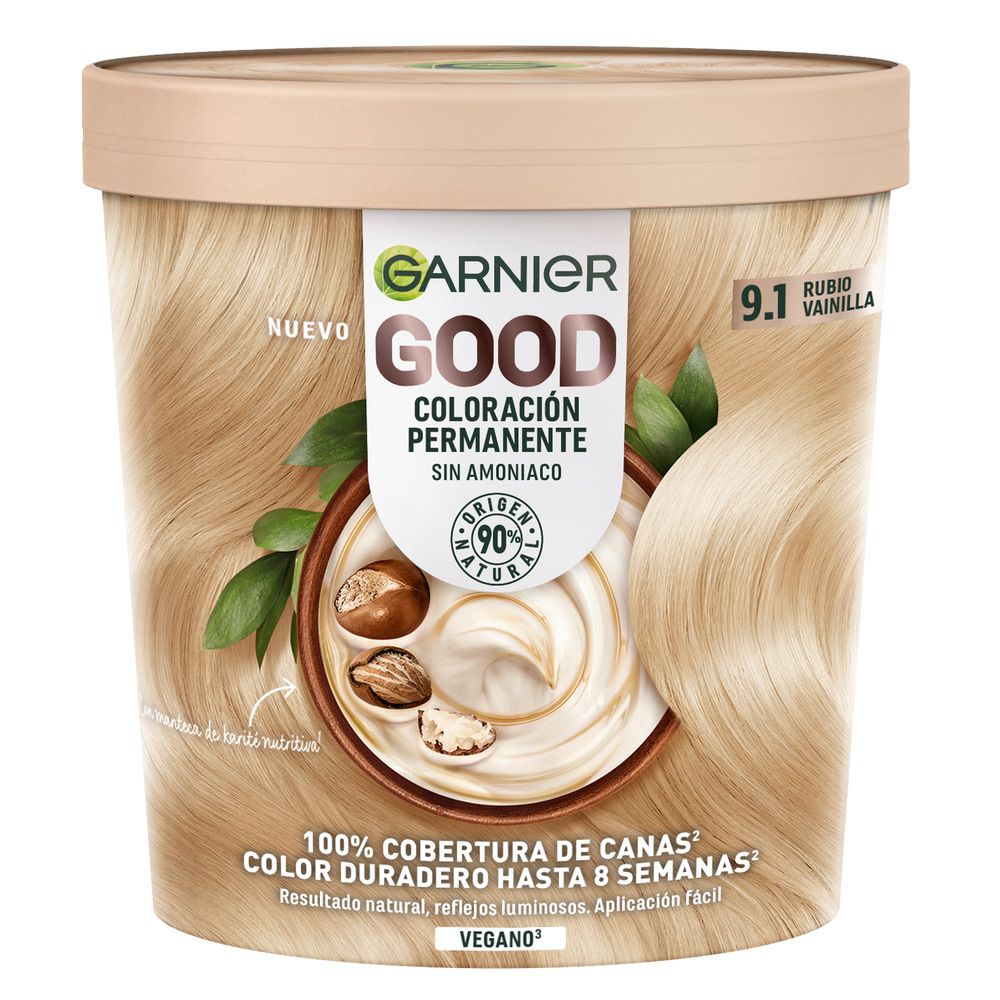GARNIER GOOD coloration permanente #9.1 blond vanille 217 ml