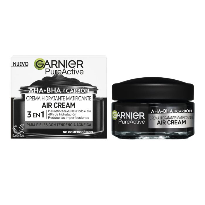 GARNIER PURE ACTIVE AHA + BHA + CARBONE crema idratante opacizzante 50 ml