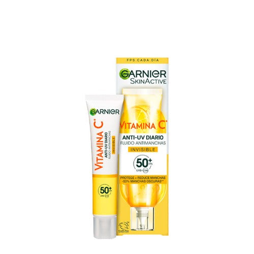 GARNIER VITAMINA C fluido anti-macchie SPF50+ #invisibile 40 ml