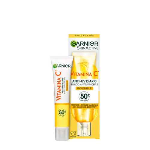 GARNIER VITAMINA C fluido anti-macchie SPF50+ #invisibile 40 ml