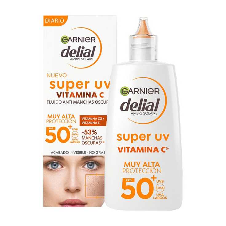 GARNIER DELIAL SUPER UV vitamina C anti-macchie SPF50+ 40 ml