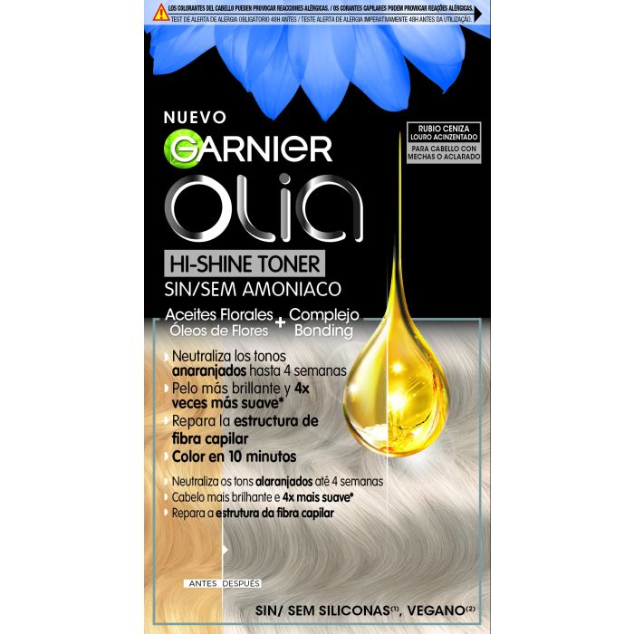GARNIER OLIA neutralisant sans ammoniaque mèches-cheveux éclaircis #blond cendré 1 unité