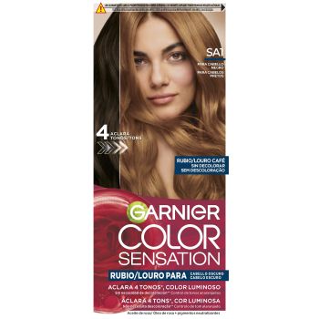 GARNIER COLOR SENSATION tinta biondo luminoso senza scolorimento per capelli scuri #Louro Café 5 u