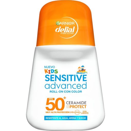 GARNIER CHILDREN SENSITIVE ADVANCED colored roll-on SPF50+ 50 ml