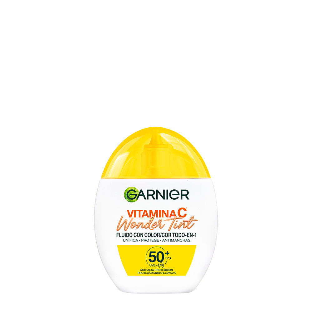 GARNIER VITAMINA C WONDER TINT fluido colorato SPF50+ #medio 40 ml