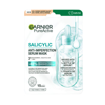 GARNIER PURE ACTIVE SALICYLIC anti-blemish serum mask 1 u