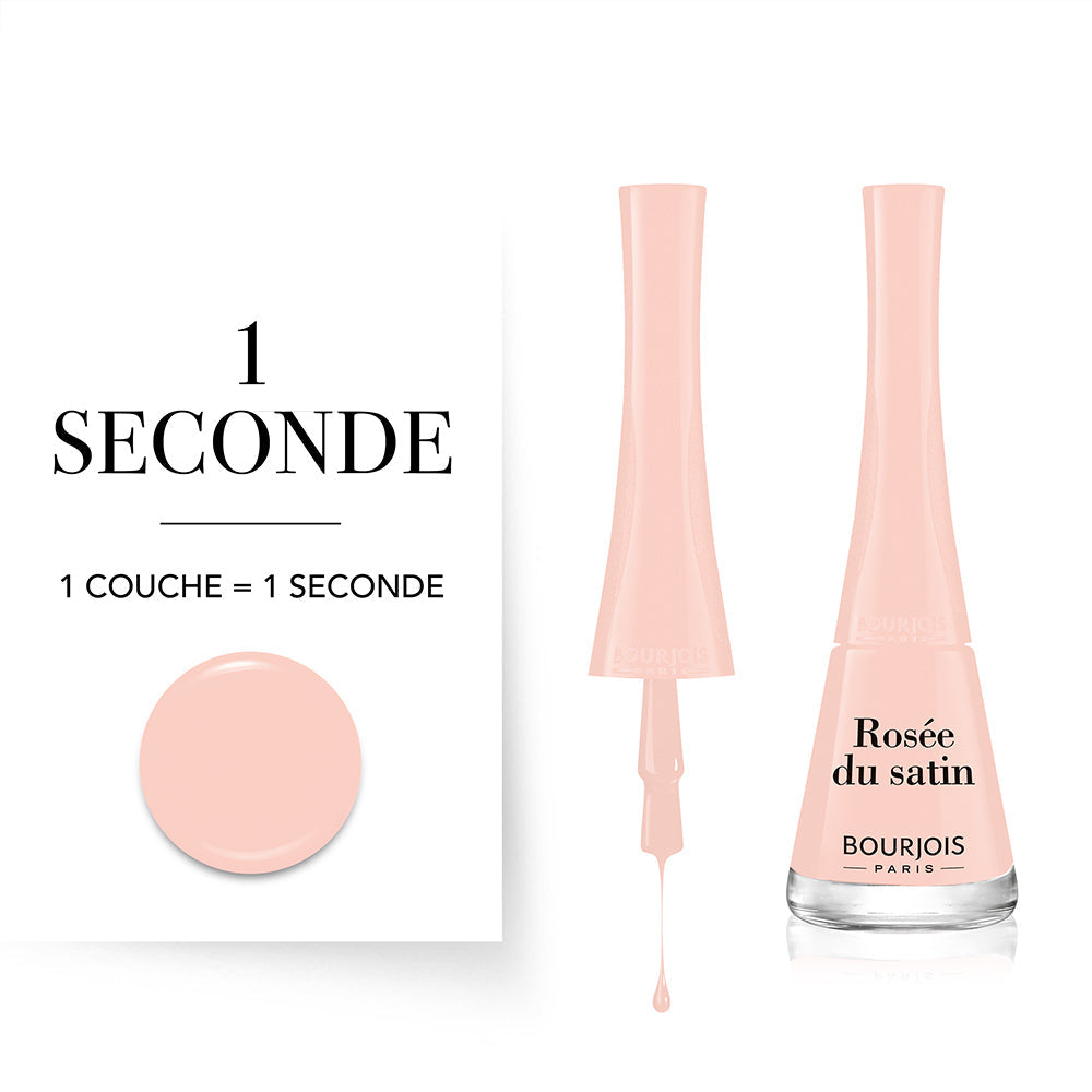 BOURJOIS 1 SECONDE nail polish #043-rosée du satin 9 ml