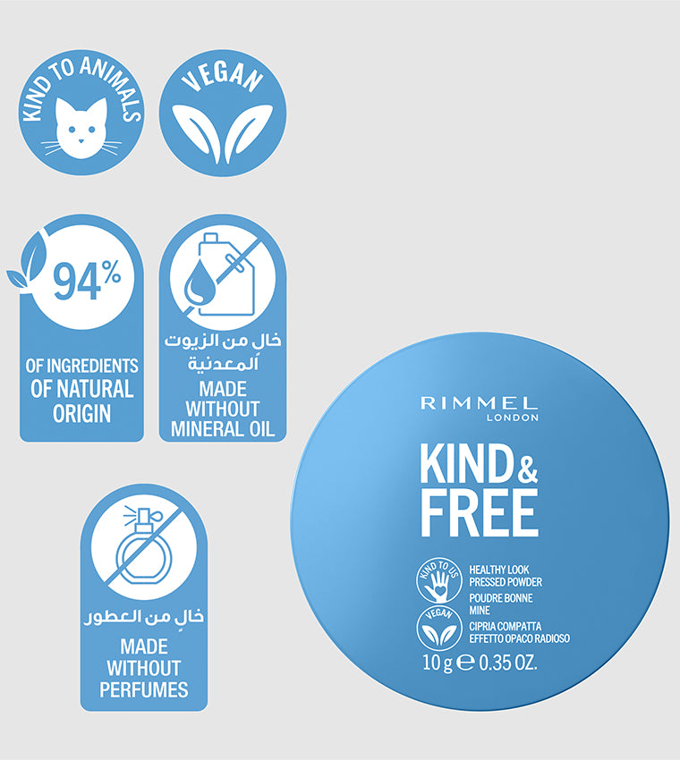 RIMMEL LONDON KIND & FREE cipria #40-tan