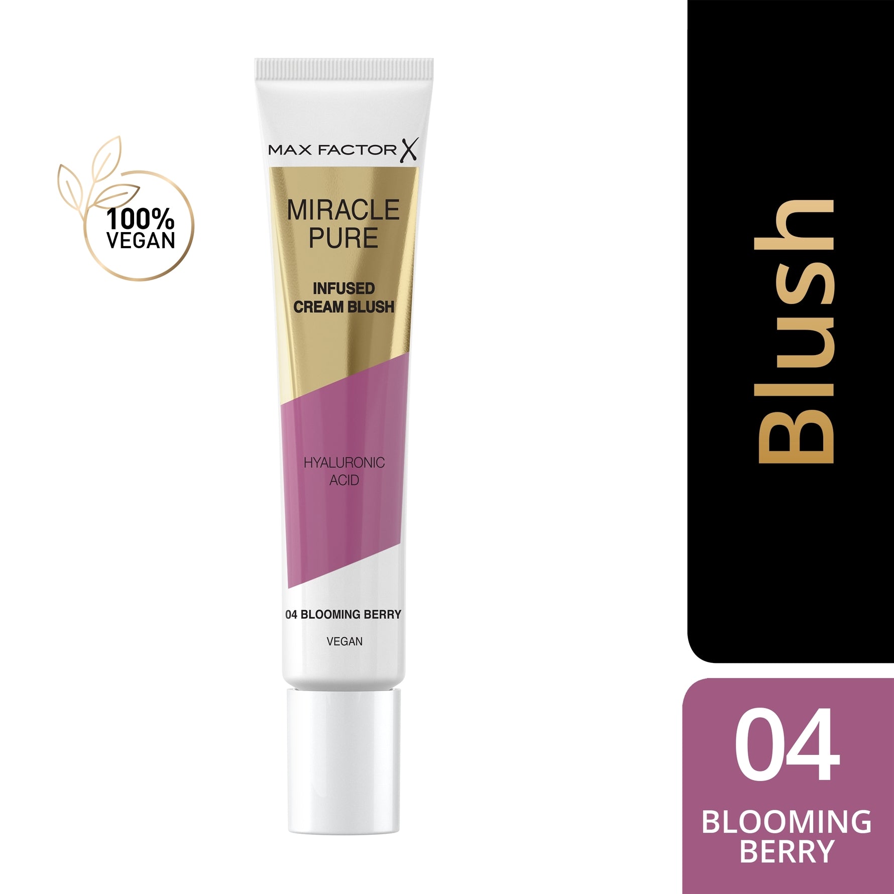 MAX FACTOR MIRACLE PURE blush #04-blooming berry