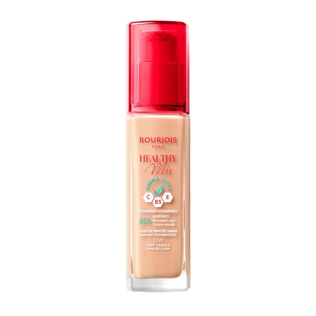 BOURJOIS HEALTHY MIX radiant foundation #51-light vanilla