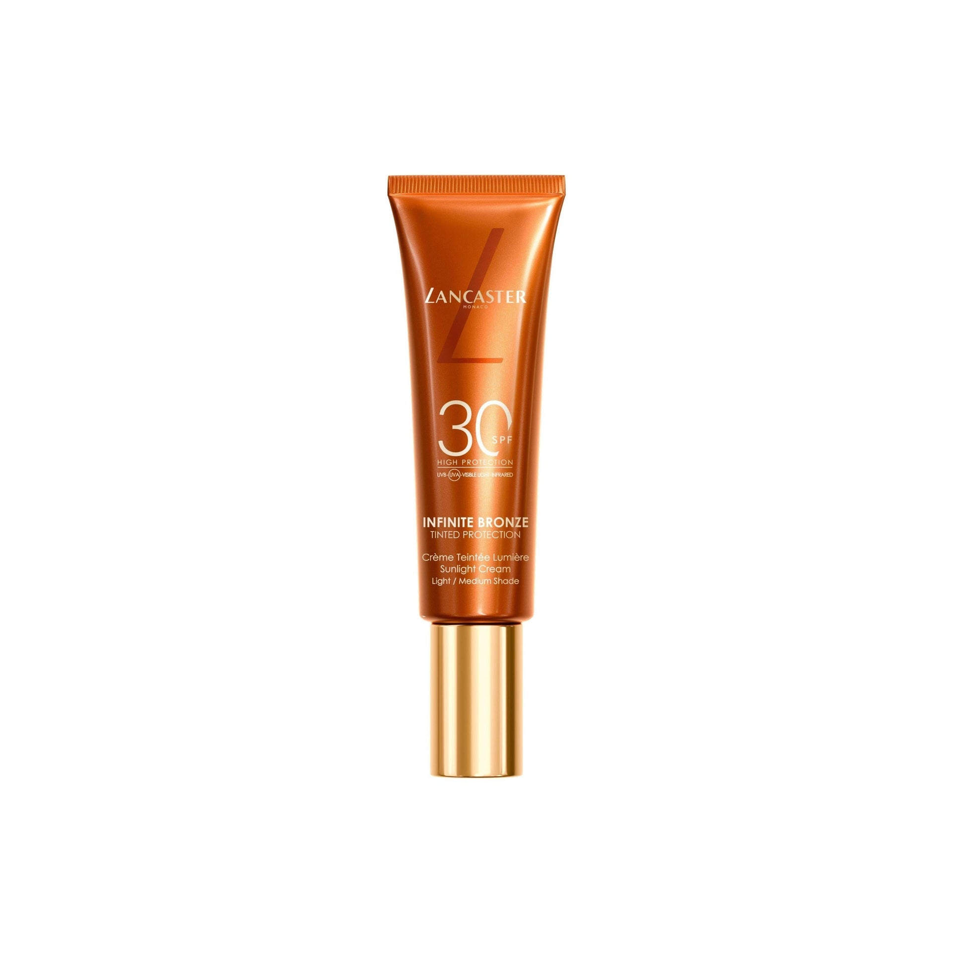 LANCASTER INFINITE BRONZE crème solaire teintée SPF30 #Claire 50 ml
