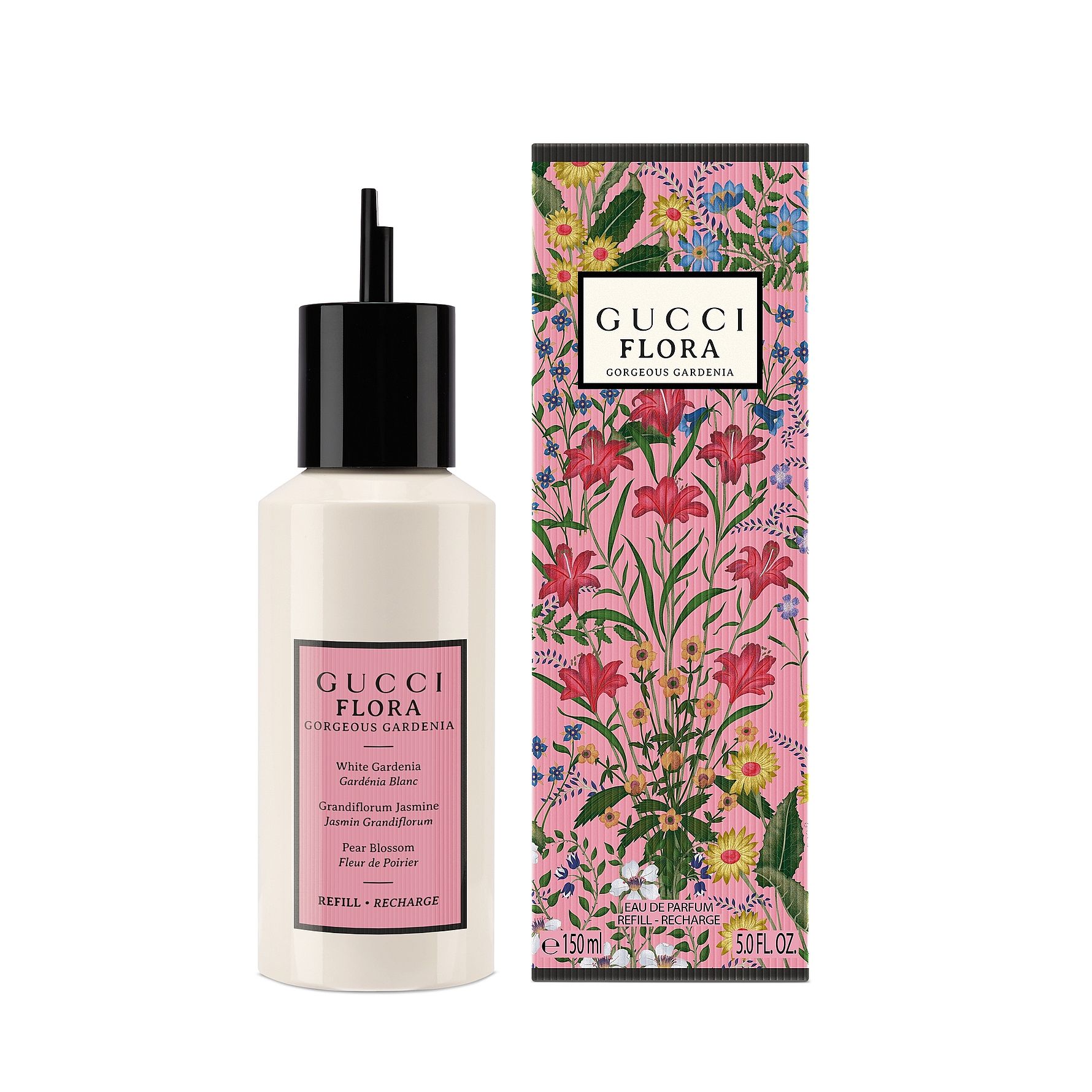 GUCCI FLORA gorgeous gardenia edp recharge 150 ml