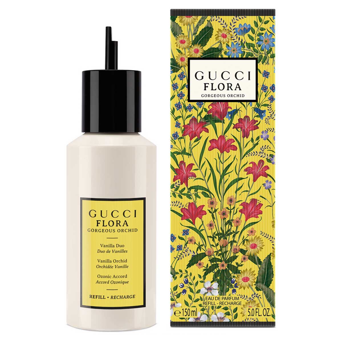 GUCCI FLORA gorgeous orchid edp recharge 150 ml