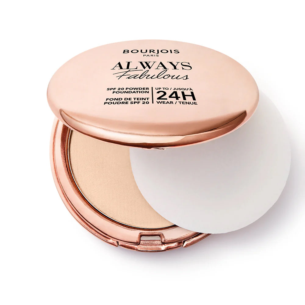 BOURJOIS ALWAYS FABULOUS fondotinta in polvere SPF20 #125-Ivory 7 gr