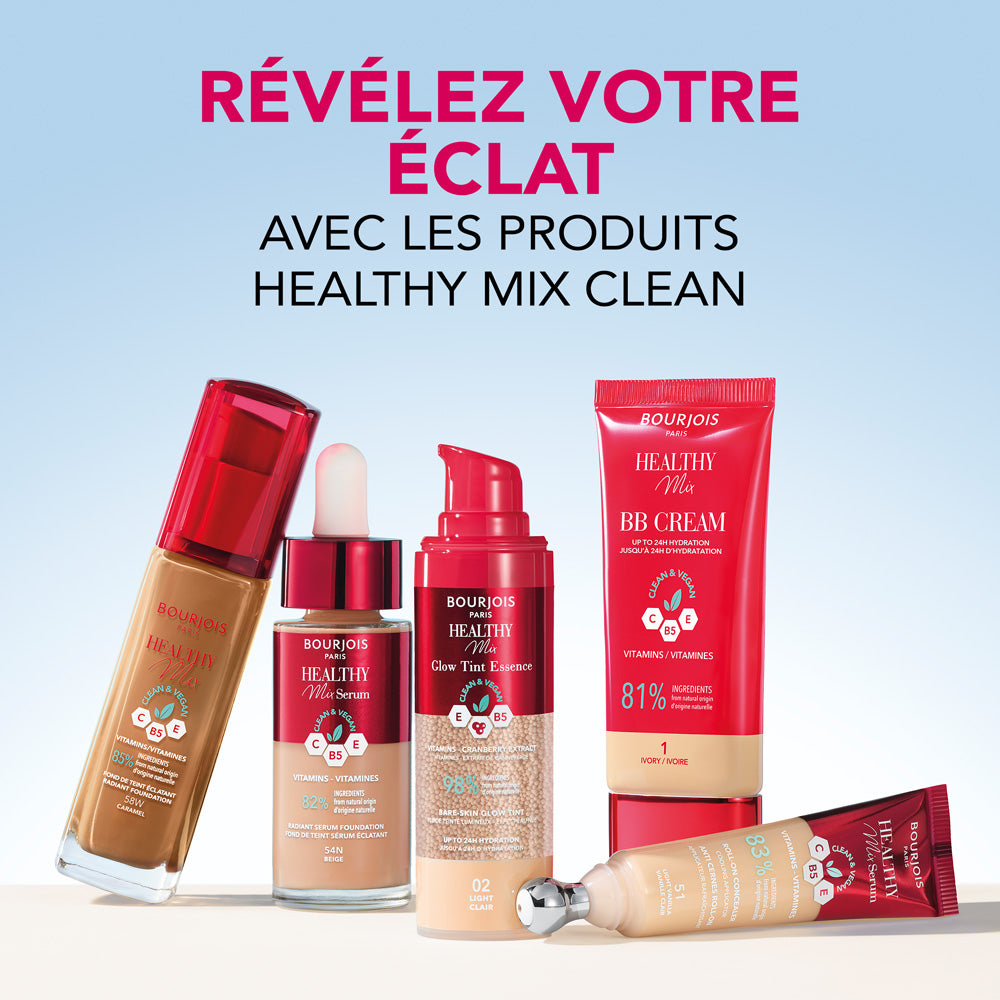 BOURJOIS HEALTHY MIX GLOW TINT ESSENCE base trucco #02-Light 30 ml