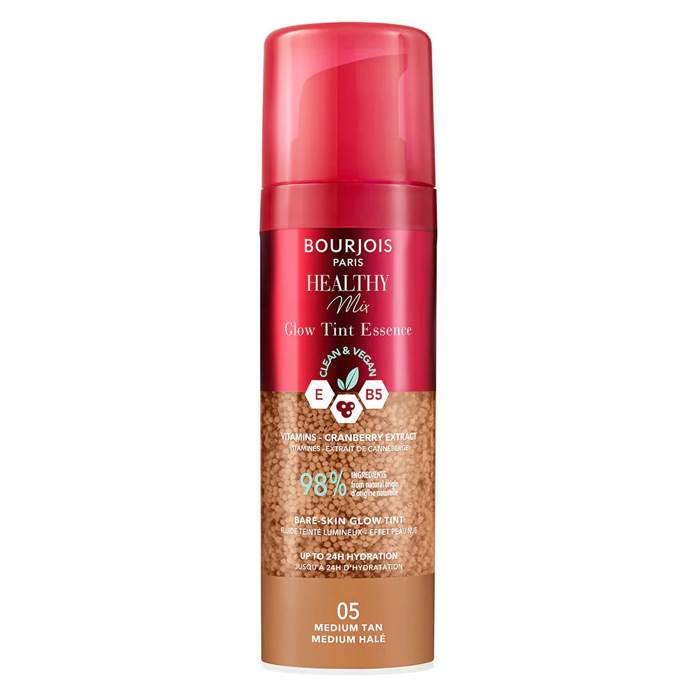 BOURJOIS HEALTHY MIX GLOW TINT ESSENCE base de teint #005-Medium Tan 30 ml